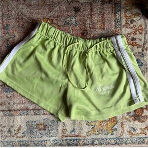 MV Sport Lime Green Athletic Shorts